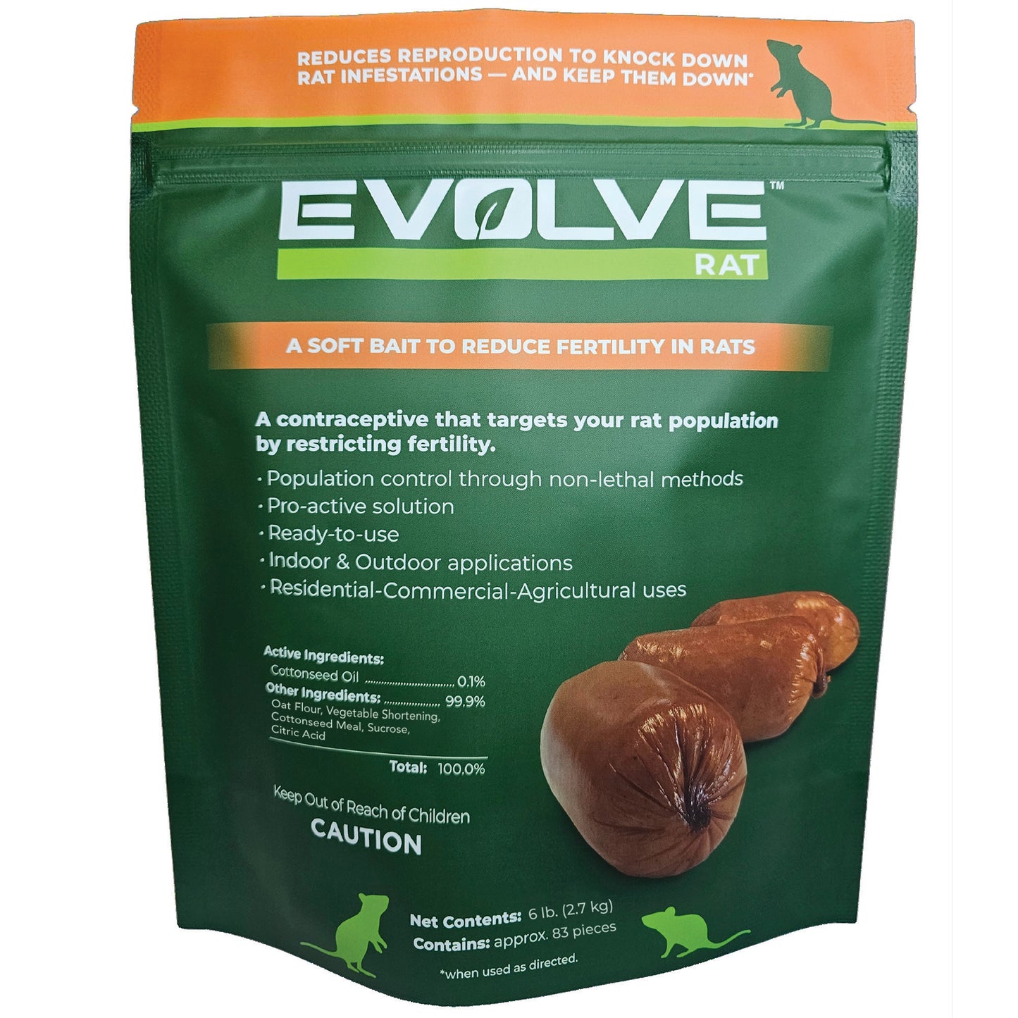 Evolve® Rat Birth Control® - 6 lb. (2.7 kg) Refill