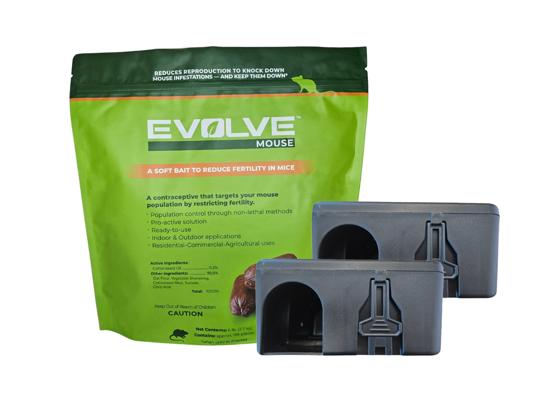 Evolve Soft Bait - Mouse Fertility Control - Starter Kit – SenesTech