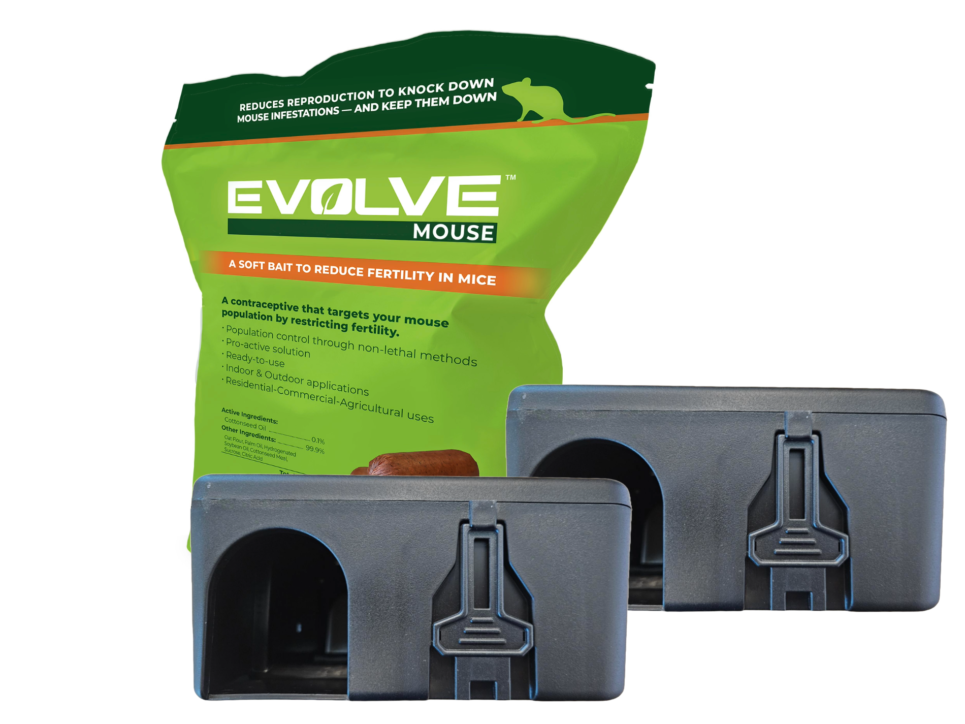 Evolve Soft Bait - Mouse Fertility Control - Starter Kit – SenesTech