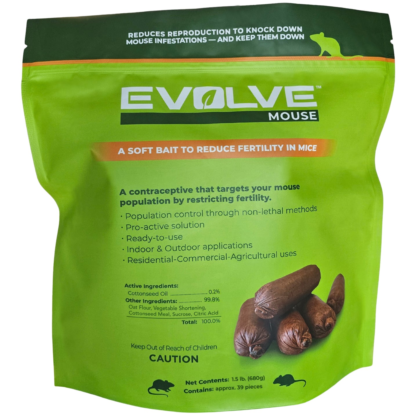 Starter Kit, Evolve™ Mouse Birth Control™ - 1.5lb (0.7kg)