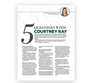 FIVE QUESTIONS WITH COURTNEY RAY