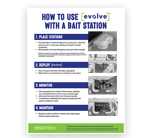 hOW TO USE EVOLVE WITH A BAIT STATION