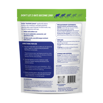 Evolve® Rat Birth Control®, 1.5 lb. (680 g)