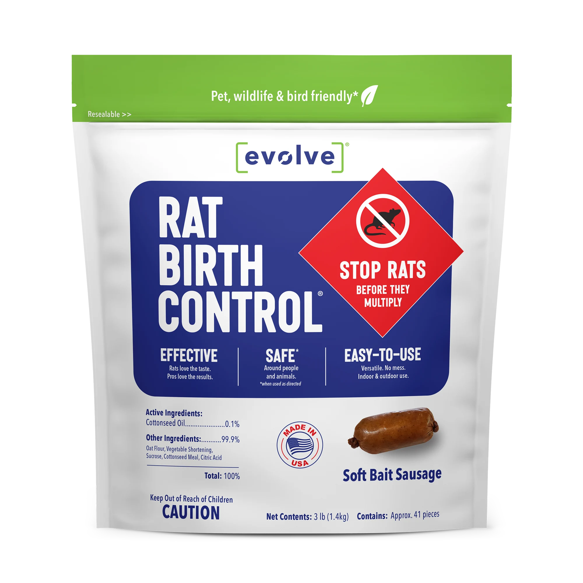 Evolve™ Rat 3.0 lb. | Buy Rat Soft Bait – SenesTech