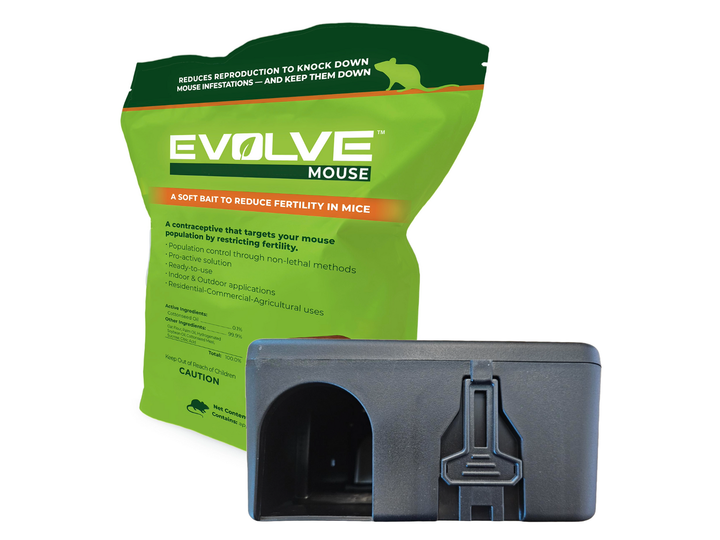 Starter Kit, Evolve™ Mouse - Soft Bait Formulated for Mice - 3 lb. (1.4 kg)