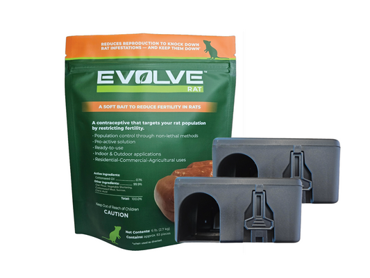 XL Starter Kit, Evolve™ Rat Birth Control soft bait, 6 lb. (2.7 kg)